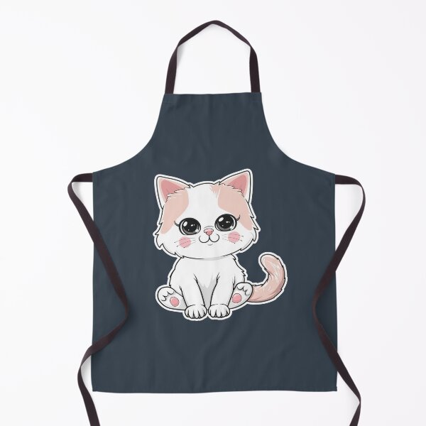 Item preview, Cute Kawaii Pastel Kitten Sticker Art designed and sold by Phongphut.