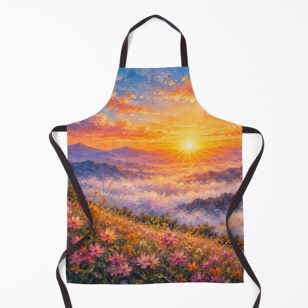 Item preview, Golden Mountain Sunrise Floral Vista designed and sold by 0606PM.
