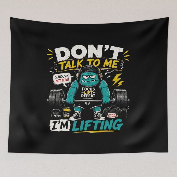 Item preview, Gym Sticker – Introvert Workout Motivation Design designed and sold by Artimax-Studio.