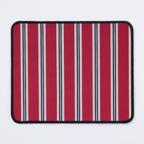 Item preview, Nautical Vertical Stripes | Red Navy Cream Classic Pattern designed and sold by Shirdon2.