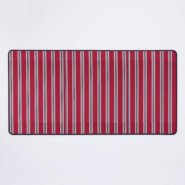 Item preview, Nautical Vertical Stripes | Red Navy Cream Classic Pattern designed and sold by Shirdon2.