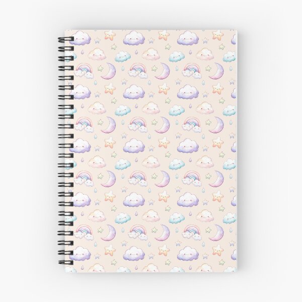Item preview, Seamless Pattern with Suns, Moons, Stars, Clouds and Planets - Pastel Space Themed Print for Nursery Decor designed and sold by ArtFairy38.