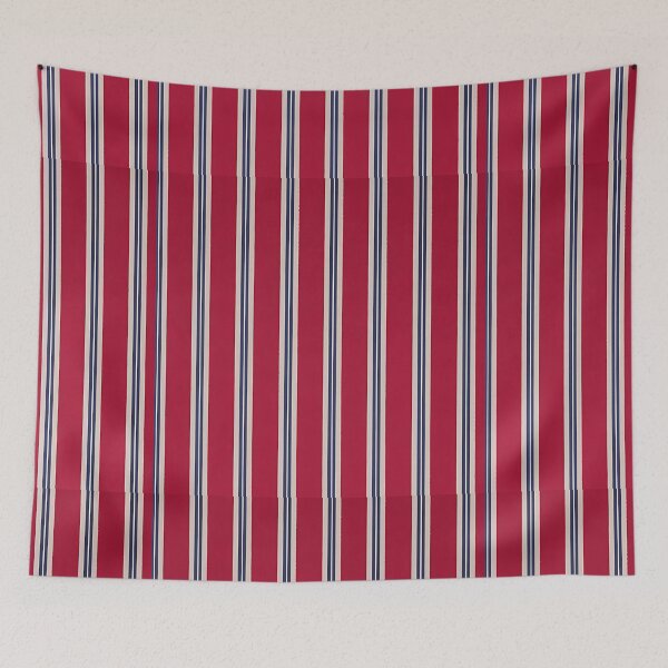 Item preview, Nautical Vertical Stripes | Red Navy Cream Classic Pattern designed and sold by Shirdon2.