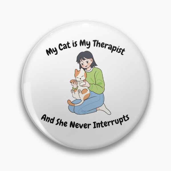 Item preview, My Cat is My Therapist designed and sold by VortexClothings.