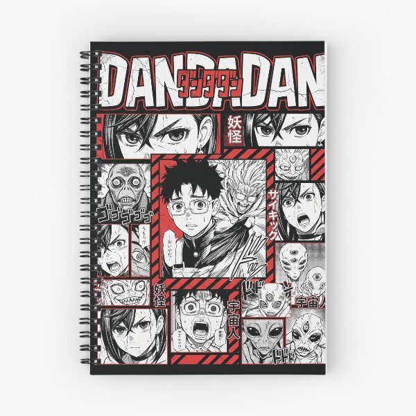 Item preview, Dandadan Manga Panel Grid - Retro Red and Black Shonen Graphic designed and sold by MCHDesignST.
