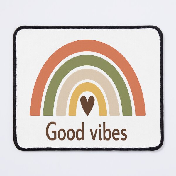 Item preview, Earthy Boho Rainbow Good Vibes Aesthetic Design designed and sold by myforestfog.