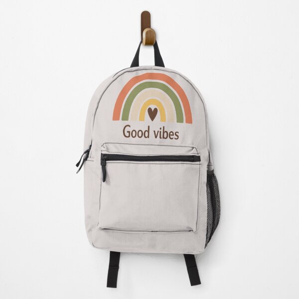 Item preview, Earthy Boho Rainbow Good Vibes Aesthetic Design designed and sold by myforestfog.