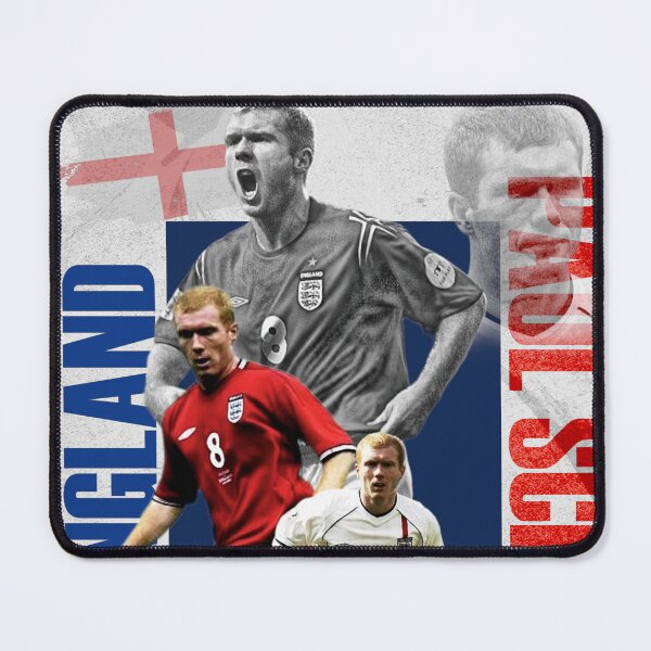 Item preview, Paul Scholes England Football Poster – Retro Three Lions Art Print designed and sold by Af-RT10.
