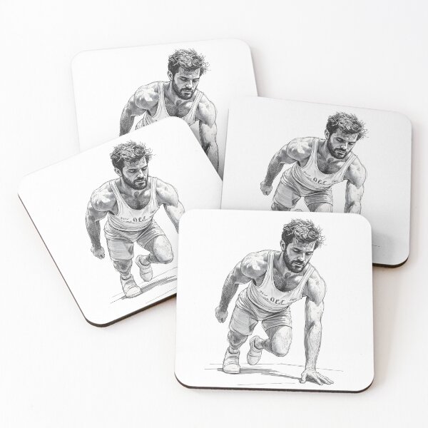 Item preview, Guy Doing One Hand Push-ups B&W Image designed and sold by Museum Of Non-Existing Art.