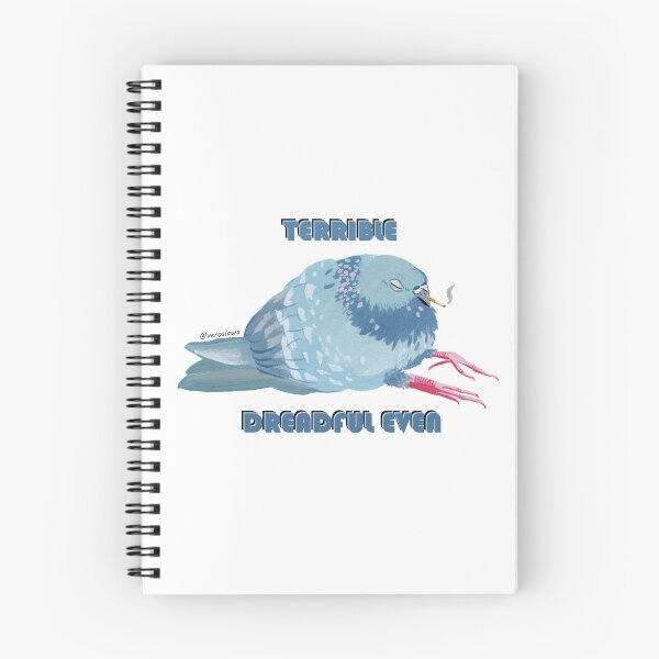 Item preview, Miserable pigeon with a cigarette designed and sold by veroslawa.