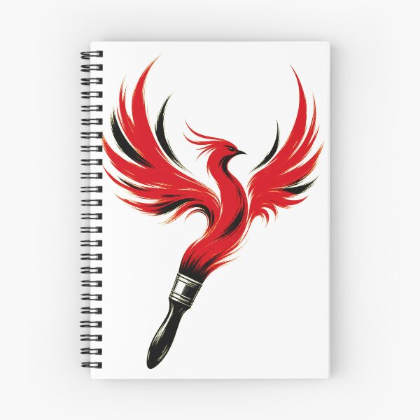 Item preview, Phoenix Paintbrush Logo | Creative Artist Emblem | Art Shop Design designed and sold by Ahmed Nedji.