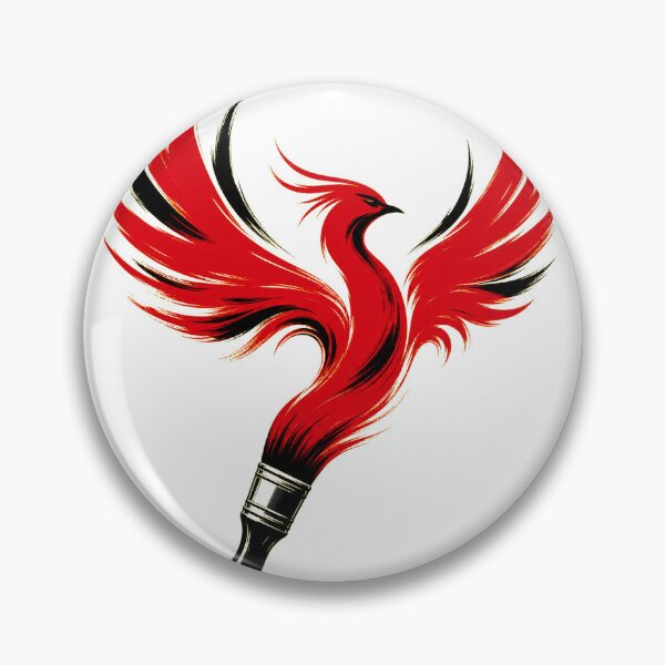 Item preview, Phoenix Paintbrush Logo | Creative Artist Emblem | Art Shop Design designed and sold by Ahmed Nedji.