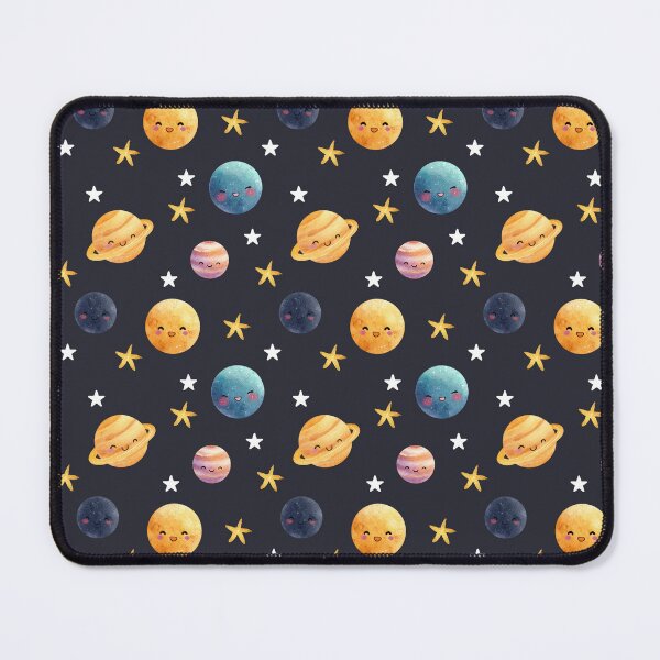 Item preview, Seamless Pattern with Suns, Moons, Stars, Clouds and Planets - Pastel Space Themed Print for Nursery Decor designed and sold by ArtFairy38.