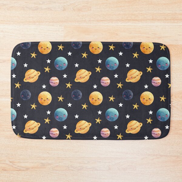 Item preview, Seamless Pattern with Suns, Moons, Stars, Clouds and Planets - Pastel Space Themed Print for Nursery Decor designed and sold by ArtFairy38.