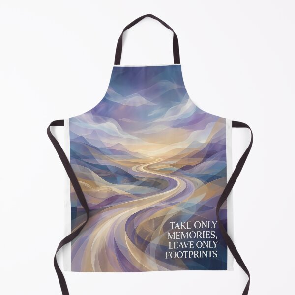 Item preview, Take Only Memories, Leave Only Footprints — Inspirational Travel Poster designed and sold by Ar0undTheW0rld.