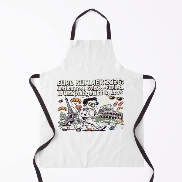 Item preview, Euro Summer 2026 – Jet Lagged, Gelato-Fueled & Unapologetically Lost | Funny Europe Travel Graphic T-Shirt Design | Printable PNG designed and sold by Sushikidsntoddlers.