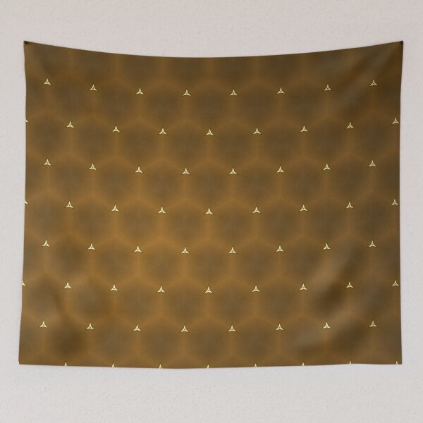 Item preview, Golden Hexagonal Honeycomb Sacred Geometry Art designed and sold by IntelliMindDesigns.