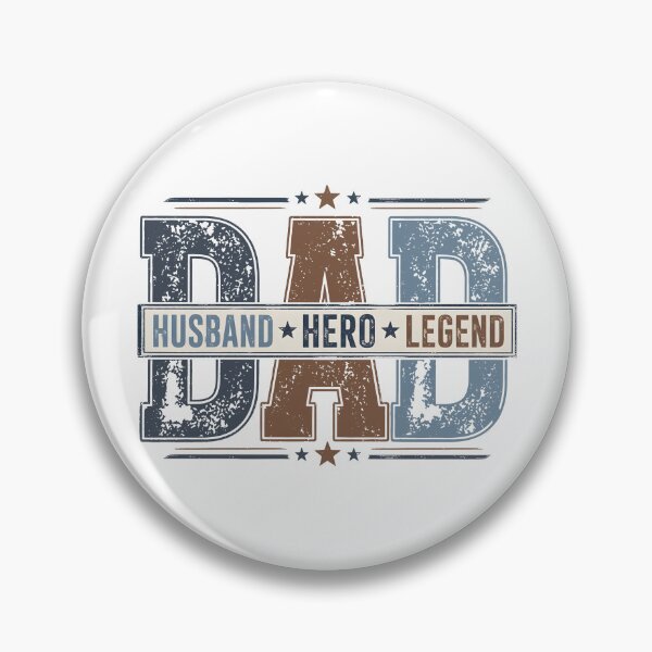 Item preview, Dad Husband Hero Legend designed and sold by ladycerebellum.