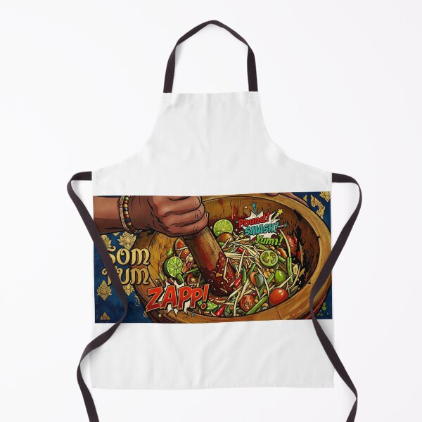 Item preview, Som Tum: The Zesty Thai Papaya Salad Art designed and sold by SiamSuay Studio..