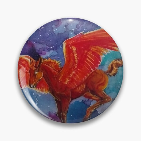 Item preview, Fire Foal Pegasus Cosmos designed and sold by RobinJadesArt.