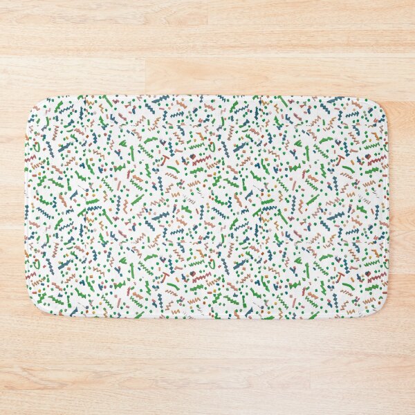 Item preview, Brightly colored confetti scattered on a white background creates a festive atmosphere ideal for celebrations and parties designed and sold by MiraCleAI.