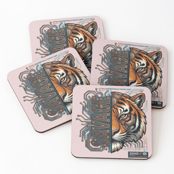 Item preview, Cybernetic Brooklyn Tiger – Geometric Circuit Board Urban Graphic designed and sold by RaresS.