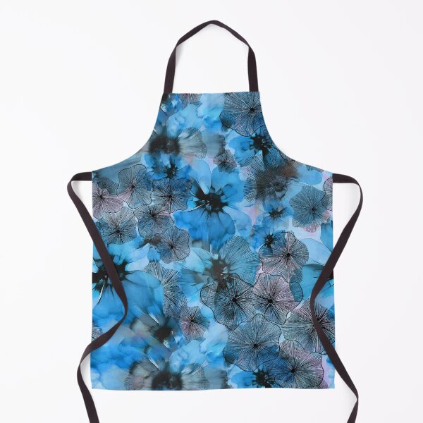 Item preview, Blue Watercolor Flowers designed and sold by imaniko.