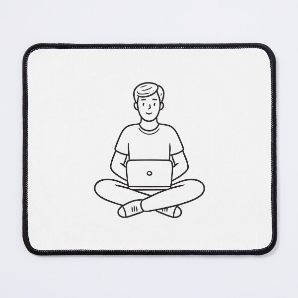 Item preview, Typing While Sitting Cross Legged designed and sold by rasagamastore.