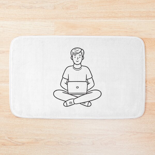 Item preview, Typing While Sitting Cross Legged designed and sold by rasagamastore.