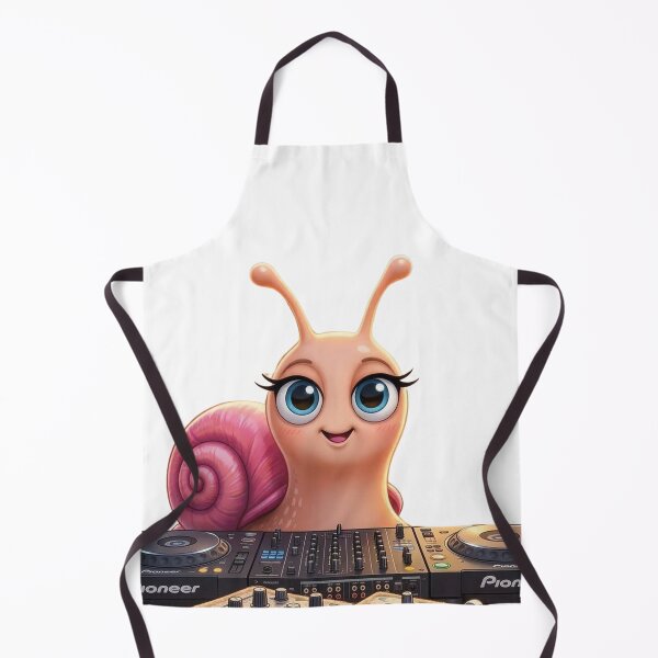 Aperçu de l'œuvre DJ escargot créée et vendue par PrintableBeats.