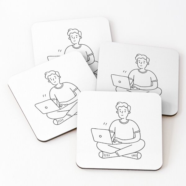 Item preview, Typing on Floor Against Wall designed and sold by rasagamastore.