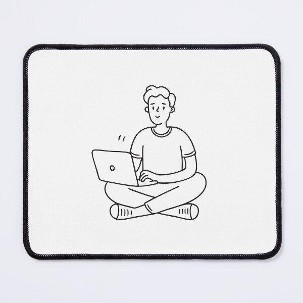 Item preview, Typing on Floor Against Wall designed and sold by rasagamastore.