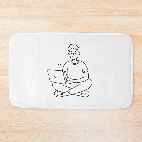 Item preview, Typing on Floor Against Wall designed and sold by rasagamastore.
