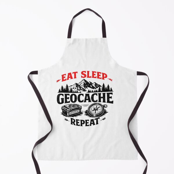 Item preview, Eat Sleep Geocache Repeat Geocaching Shirt designed and sold by Pixel-||Nest.
