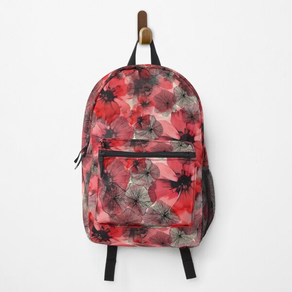 Item preview, Crimson Watercolor Flowers designed and sold by imaniko.