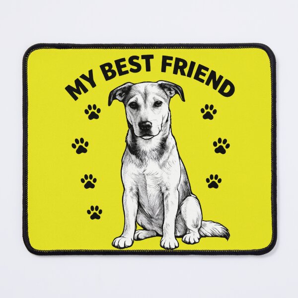 Item preview, My Best Friend Has Four Paws designed and sold by LinaDesign Store.