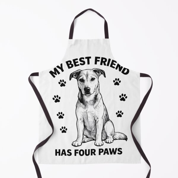 Item preview, My Best Friend Has Four Paws designed and sold by LinaDesign Store.