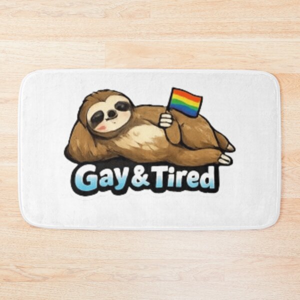 Item preview, Gay AF Sloth Pride designed and sold by Pixanova.