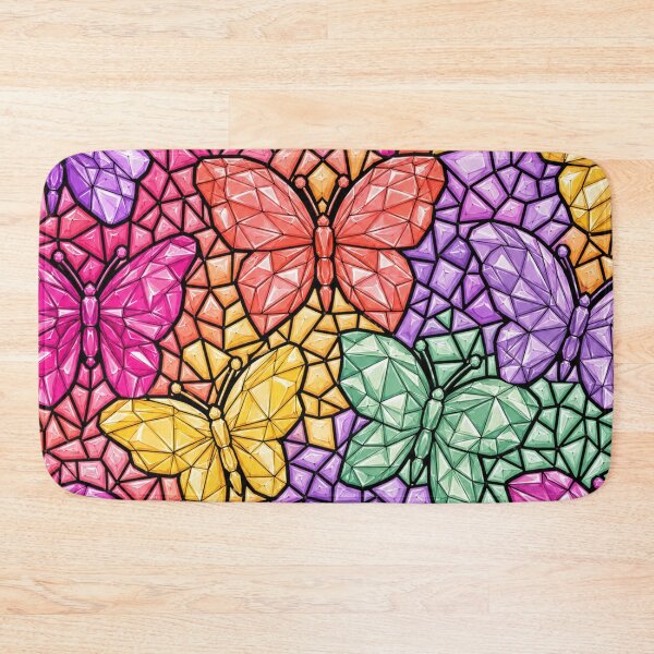 Item preview, Colorful Gemstone Butterfly Mosaic Pattern designed and sold by DjFreeq.