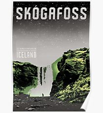 Iceland: Skogafoss Poster