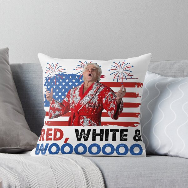 Item preview, Funny 4th of July Red White and Wooooo Ric Flair Wrestling Dad  designed and sold by cakematel.