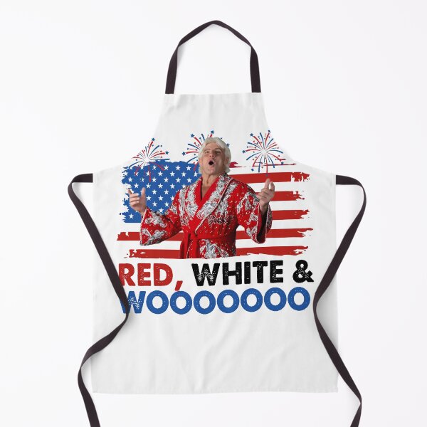 Item preview, Funny 4th of July Red White and Wooooo Ric Flair Wrestling Dad  designed and sold by cakematel.