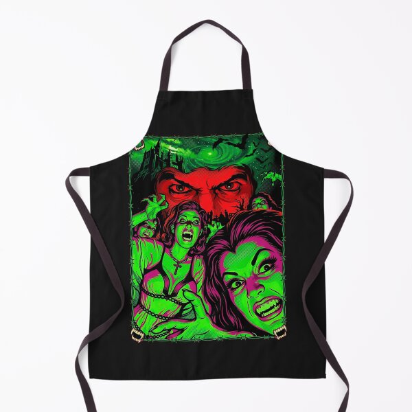 Item preview, Retro Neon Vampire Attack Horror Comic Art designed and sold by MetalSatyrShop.