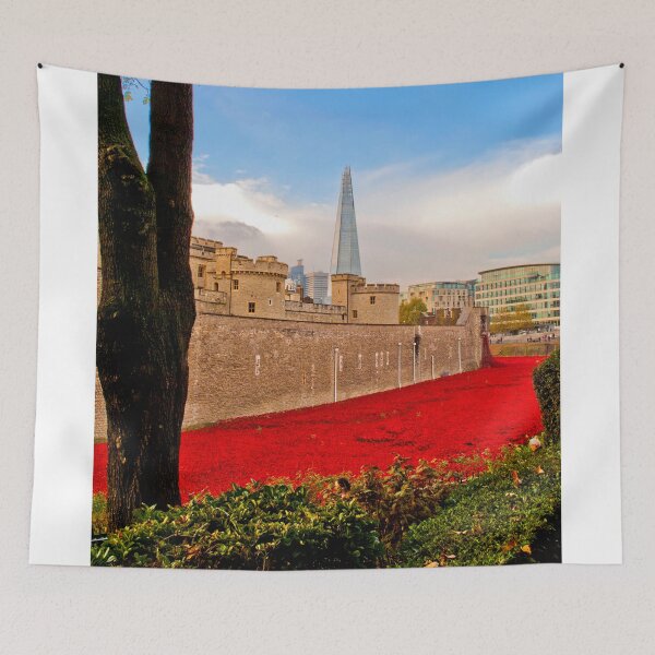 Item preview, Tower of London Red Poppies designed and sold by AndyEvansPhotos.
