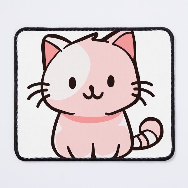 Artikelvorschau, rosa Katze entworfen und verkauft von vloxy.