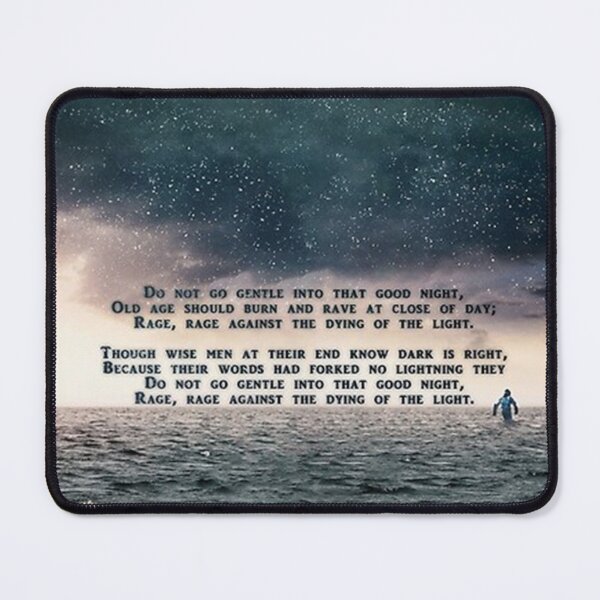 Item preview, Poster Interstellar - Do not go gentle into that good night 2026 designed and sold by brendaCampti.