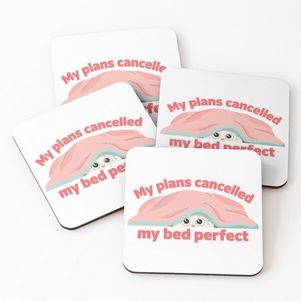 Item preview, Cute Cat My Plans Cancelled My Bed Perfect designed and sold by Desola-Studio.
