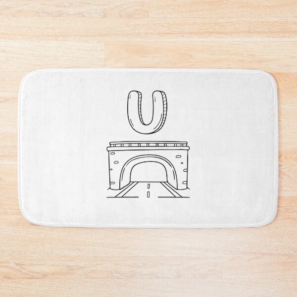 Item preview, Letter U Above Underpass Tunnel designed and sold by rasagamastore.