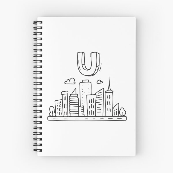Item preview, Letter U Above Urban City designed and sold by rasagamastore.