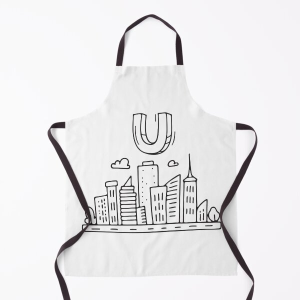 Item preview, Letter U Above Urban City designed and sold by rasagamastore.
